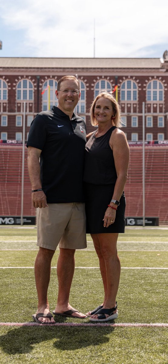 Starting our 27th year in this great profession! TYL!! Can’t wait to kick it off in this awesome stadium!! #Nippert ⁦@GoBearcatsFB⁩