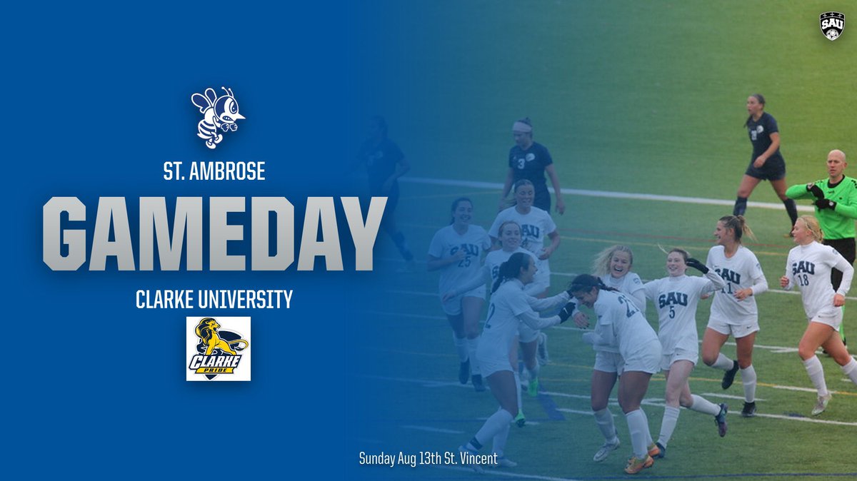 FIRST EXHIBITION GAME OF THE FALL SEASON TODAY AT SVC

⚽️SAU First Team vs Clarke University
⏰Kickoff 4pm

⚽️SAU Reserve Team vs Clarke University
⏰Kickoff 6pm

Link to stream: team1sports.com/college/

Hope to see you all there!! 

GO BEES🐝