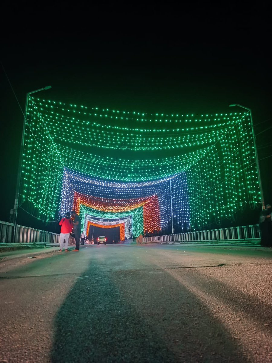 hilalshah786's tweet photo. Illumination  of Khanbal bridge, Ganta Ghar Lal Chowk &amp; Town Hall Anantnag in view of 15th of August 2023. https://t.co/hUUU4TW1VY