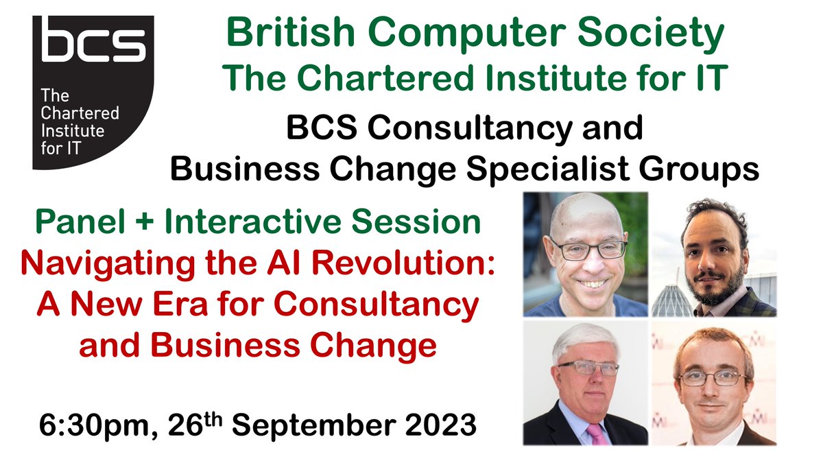 BCS Consultancy Specialist Group tweet media