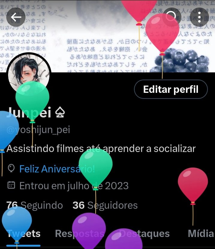 Ah ... É meu aniversário eu tinha esquecido