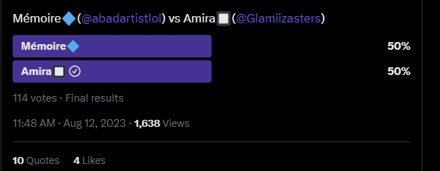 Vivids_nagi's tweet photo. admin again//
you guys got it to be 50/50 somehow and it needs to be rerun!!! uhh vote amira!! HELP// https://t.co/bEygylm1eU