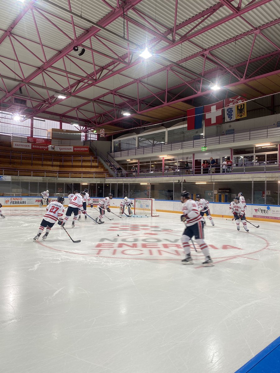 Game 2 in Switzerland!🏒🇨🇭

#MakeanImpact