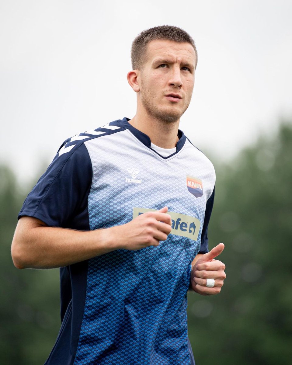 usasupersoccer's tweet photo. One Knoxville SC defender Jordan Skelton is the player with the most clearances (119) in USL League One this season. 

📸filmxfaith

#OneForAll | #USL | #TOOK🔵 https://t.co/zimiPXQOk6