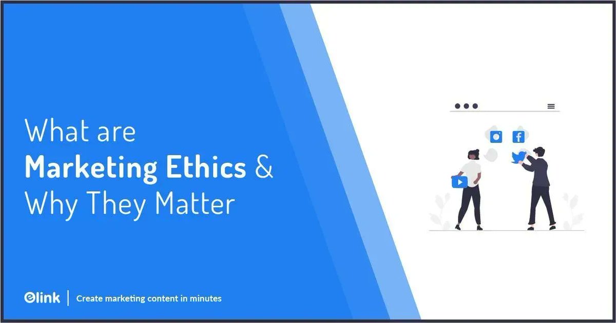 Don't be a brand that's known for unethical practices! 😬 Read up on the importance of marketing ethics at Elink.io. 
buff.ly/3GVpg5N 
#MarketingEthics #Importance #Elinkio