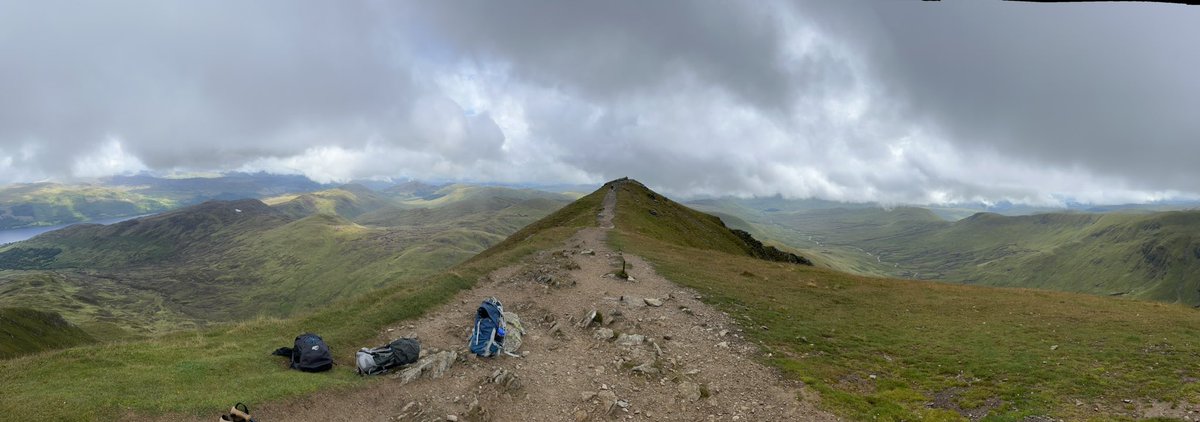 Just back from a trip up Ben Vorlich (the Lochearnhead one). First Munro in at least five years. Prep for a charity walk up Ben Nevis at night!