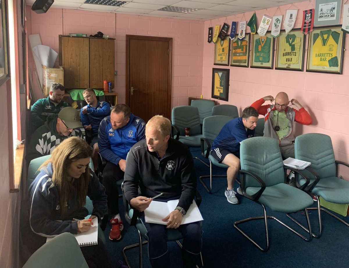 kerrydarren's tweet photo. Block 1 of @FAICoachEd UEFA C  this weekend. Many thanks to @BallingarryAFC for hosting us and we’ll done to all the participants. https://t.co/PcpxZMWYNJ