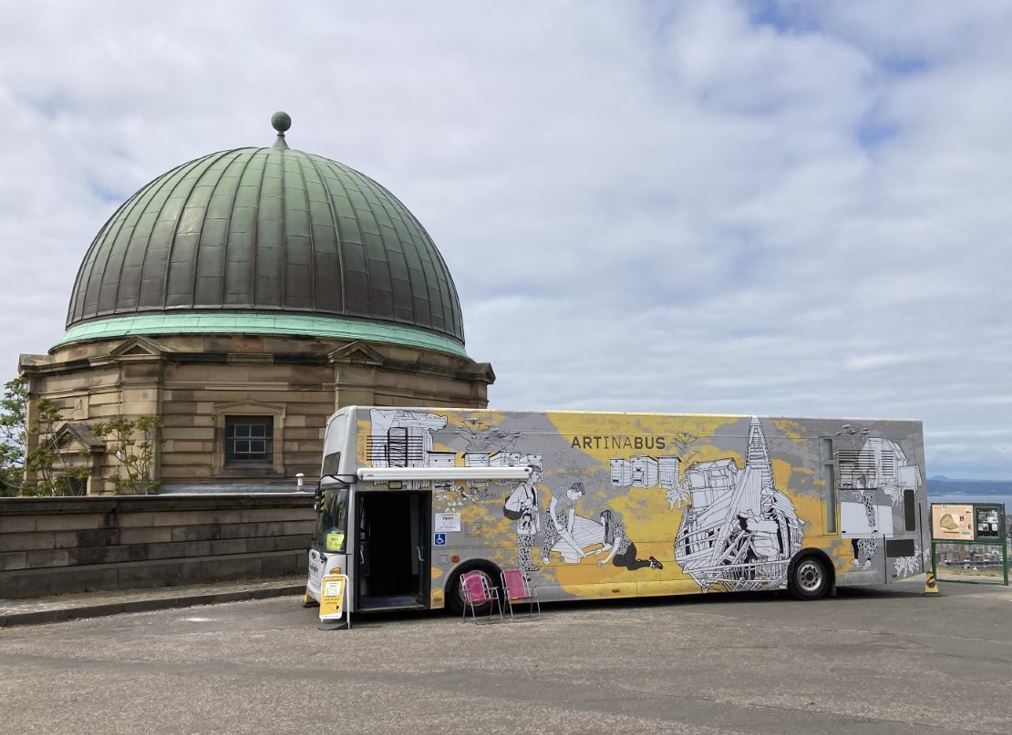 Travelling Gallery is going to be at venues in Edinburgh next week as part of @edartfest visiting @LeithLibrary, @leiththeatre @WHALE_Arts, @RippleRestalrig and @BridgendFarmhse during the last week of our tour. travellinggallery.com/tour-dates/ #henrymoorefdn_grants