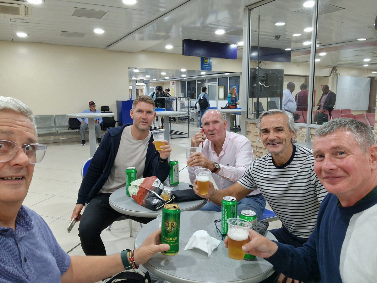 In country 🇰🇪, its hard work......🍻 but someone's got to do it! 
One more leg, Nairobi to Mombasa,  👍