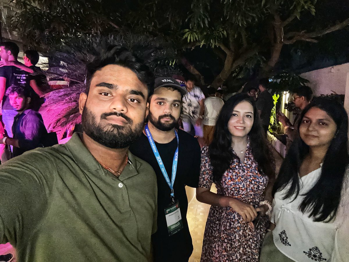 APrashun's tweet photo. Just had an incredible encounter with @khushbooverma_ at the #Web3ConfGoa! π Met a true tech speaker and an influencer. Such an inspiring person. Grateful for these moments of networking.
#Web3ConfIndia #Web3ConfGoa https://t.co/3BiqgqXvjt