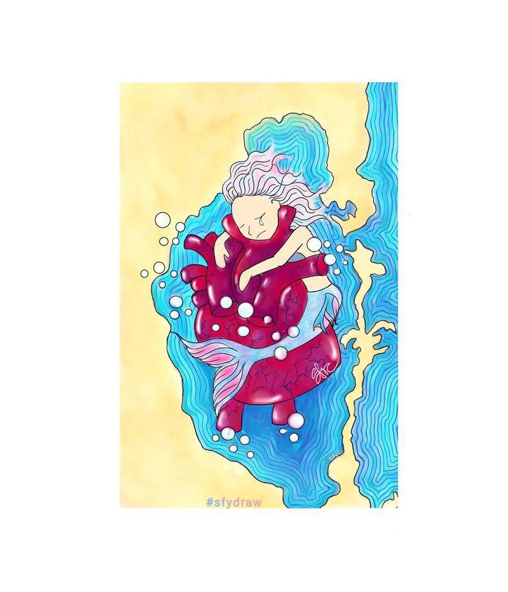 NuestroMarMenor's tweet photo. AMOR AL MAR MENOR
La accion reivindicativa de ayer dio visibilidad al Mar Menor, como pretendiamos La ilustración de  @sfydraw (perfil de Instagram) refleja toda la pasión del éxito de ayer. 

Gracias Sofía Draw por tu arte: drawsofya@gmail.com
#AbrazoAlAgua12A 
#AbrazoAlMarMenor https://t.co/bazrAz9m7Q