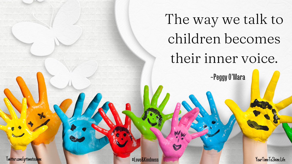 YrTimeToShine's tweet image. The way we talk to children becomes their inner voice. Let&apos;s nurture their confidence and curiosity with kindness and encouragement. 🧒❤️👧🏽 #KindnessMatters #PositiveParenting #InnerVoiceMatters