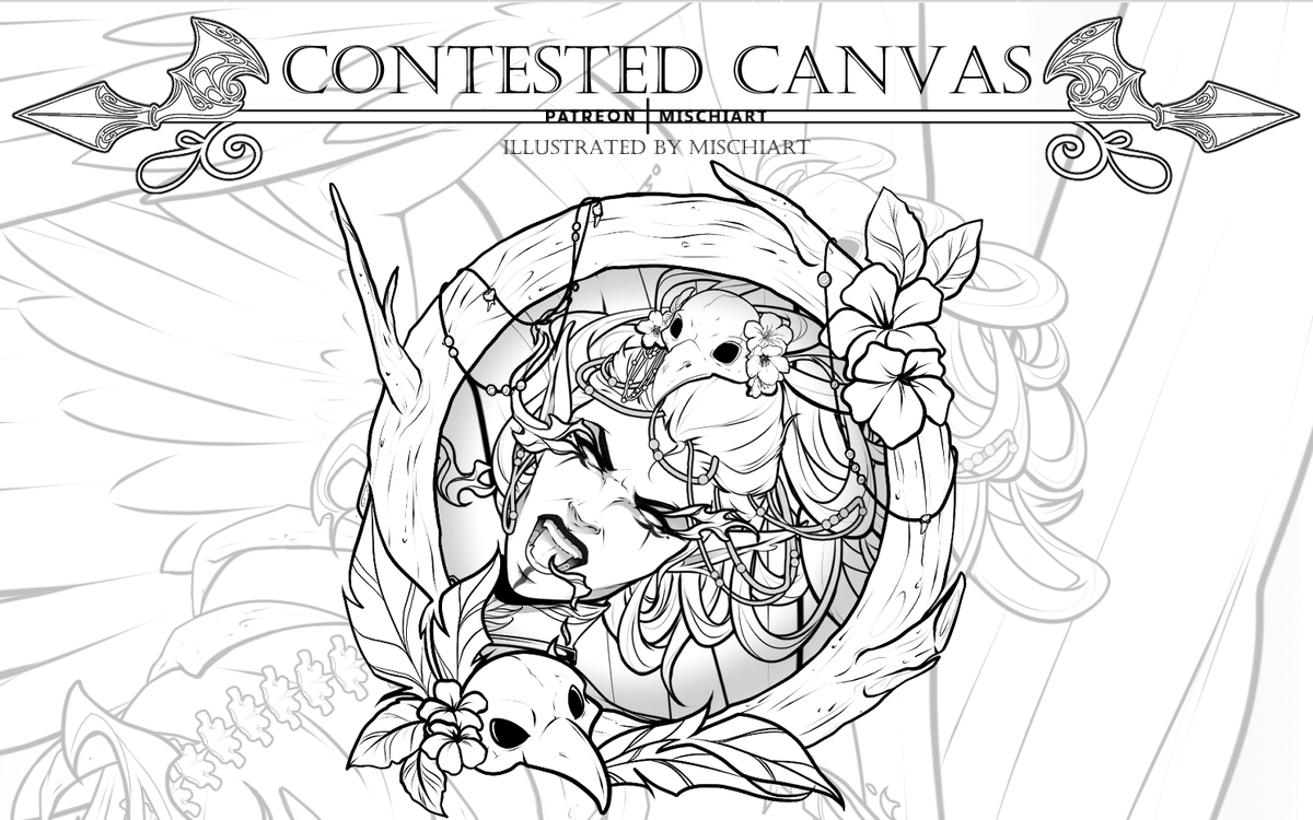 MischiArt's tweet photo. 🪶 Harpy August is about to take flight!  Come check us out!  Link in bio 🪶

#ContestedCanvas https://t.co/TlgC6Fs3dx