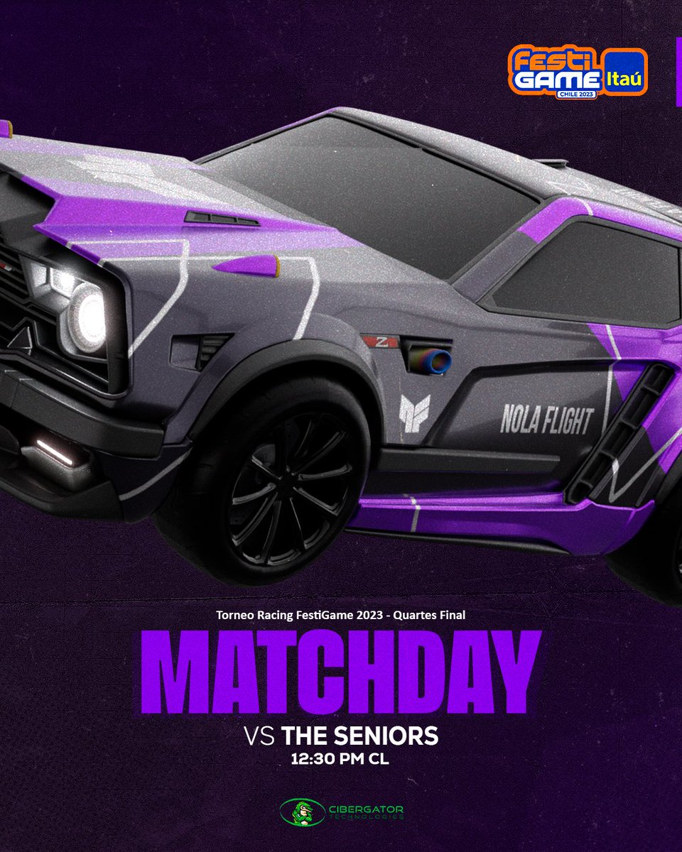 NolaFlightGG's tweet photo. ¡ES HOYYY!

Hoy en la @festigame jugamos frente a #TheSeniors en cuartos de final, con todo muchachos 🤩

#VAMOSNOLA #RL https://t.co/bqNtfLHpwh
