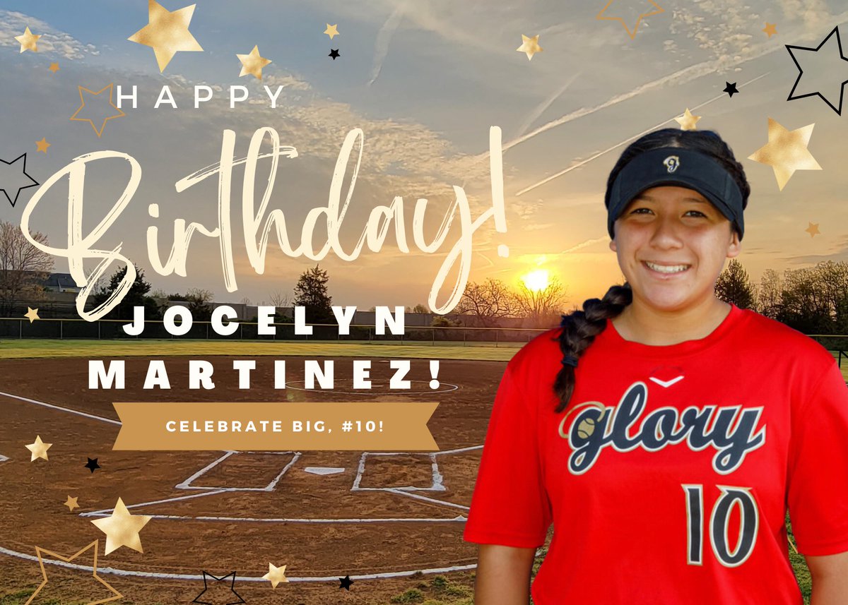 Today is her day… Happy Birthday to <a href="/J_Martinez2026/">Jocelyn Martinez</a>! Celebrate BIG, #10! Halos ⬆️! 🥎🎉🥳🥎 <a href="/texasgloryadkin/">Glory Adkins Softball</a>