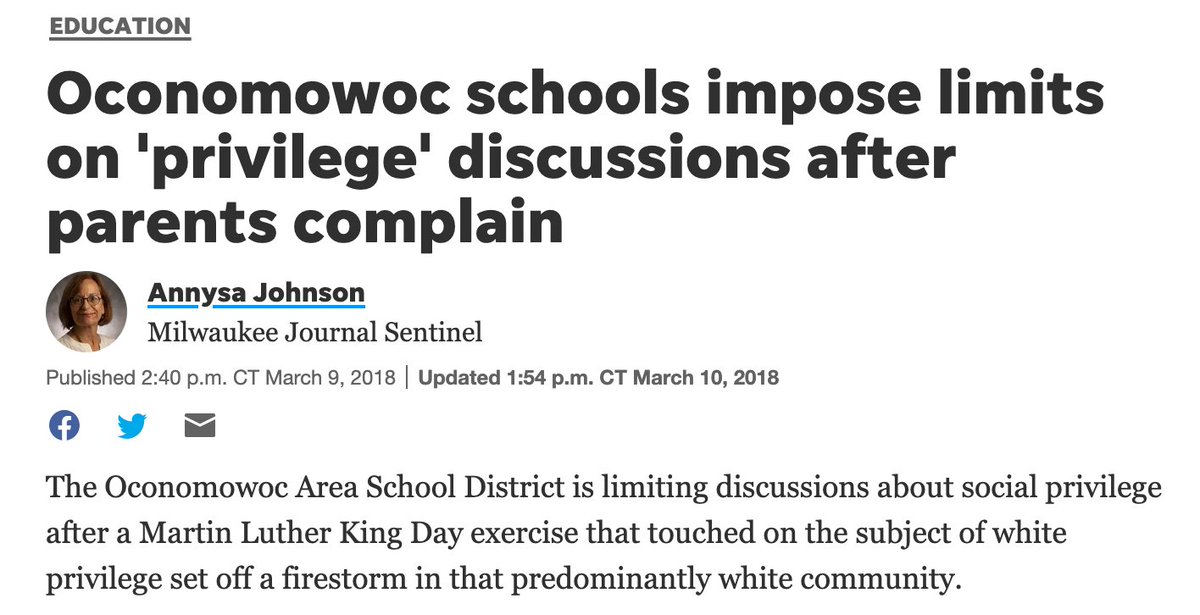 jnorcr's tweet photo. @blossomedchild @charles20514392 @WILawLiberty @RepDittrich It's disappointing to see this from the Representative for #WIAD38. The politics of #culturewars and white grievance in schools goes back some time in #Oconomowoc, unfortunately.
https://t.co/e1obXwgstl https://t.co/ymdSR4eCGY