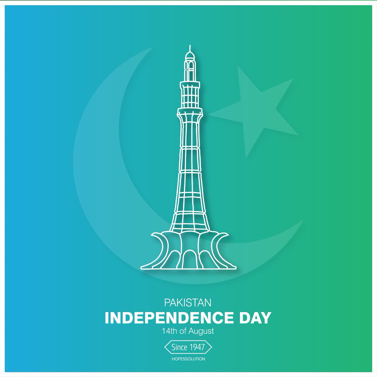 SolutionHopes's tweet image. Happy Independence Day 🇵🇰