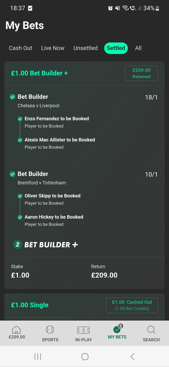 stuclarkey's tweet photo. @FootyAccums Good day https://t.co/SIvJVU6sSN