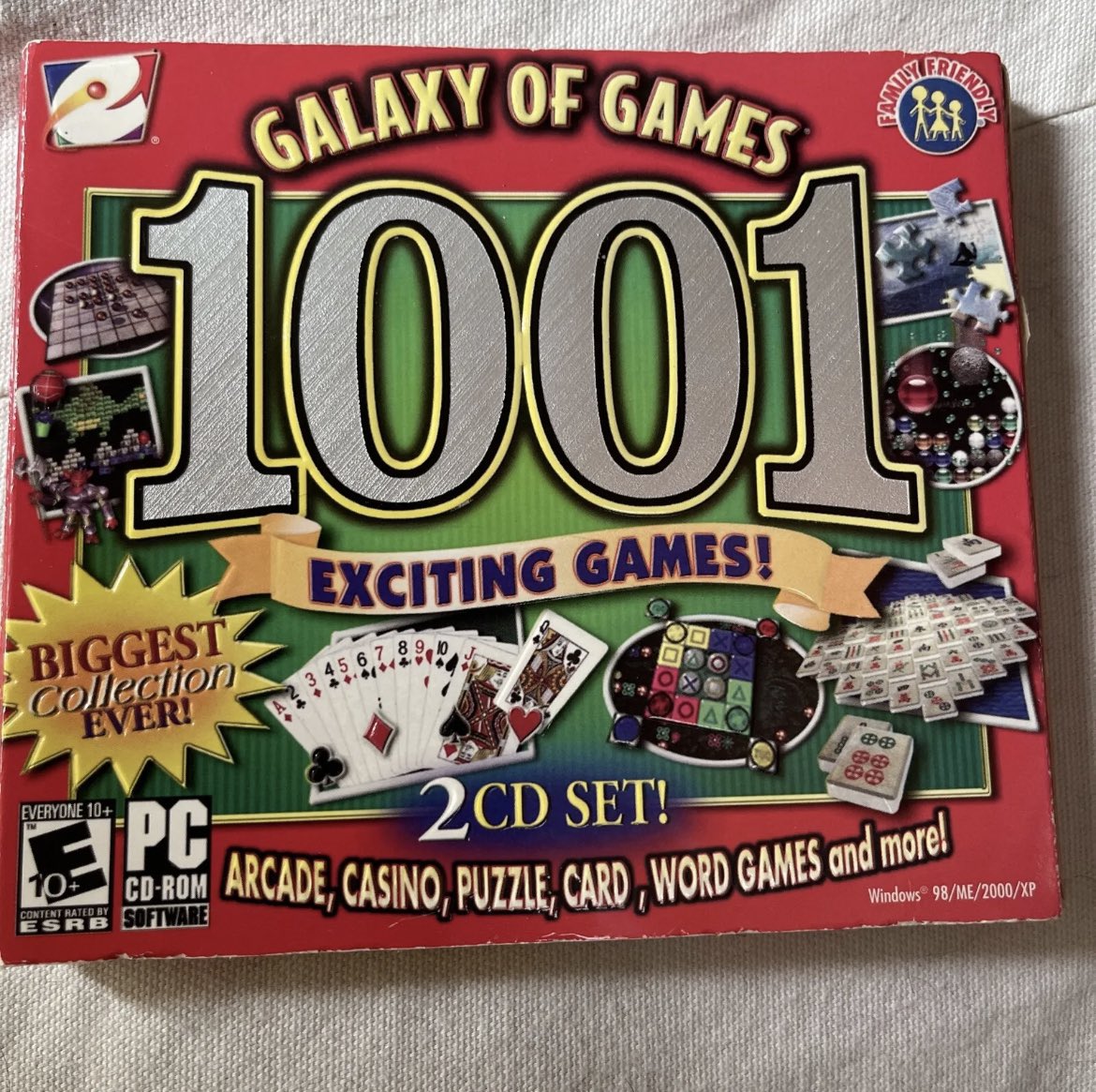 Kids these days will never know what it was like to buy this for $10 at the Staples checkout and take it home all excited only to eventually realize that NONE of the games were good