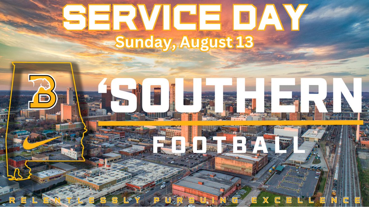 BSCFootball's tweet photo. Today, our Panthers will be assisting in the community and pursuing excellence in all facets of life. Stay tuned for updates throughout the day
#YeahPanthers | #Excellence https://t.co/Flr1sgExiJ