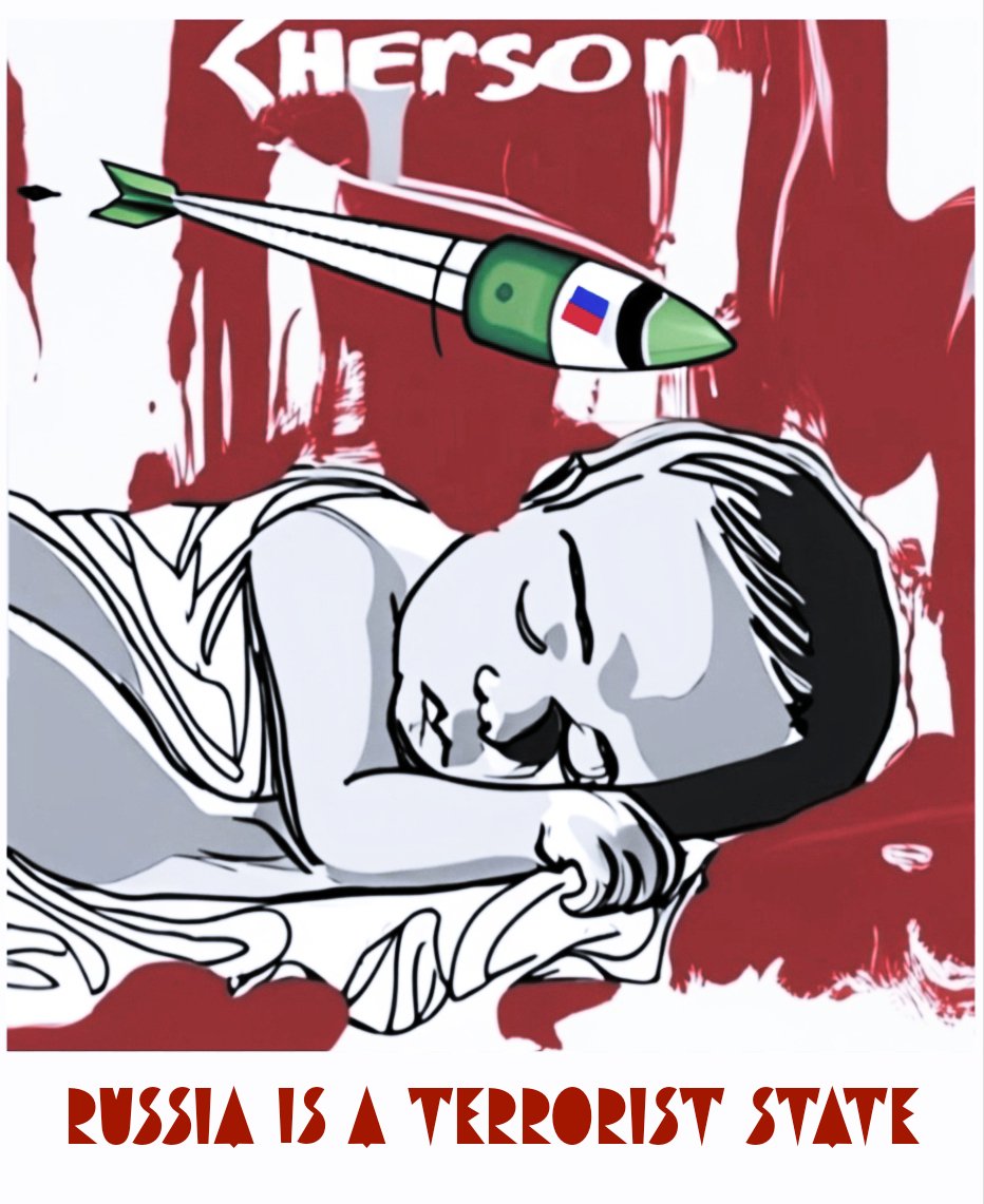 HSkelsen's tweet photo. Russia is a Terrorist State.
#Kherson https://t.co/50zqlxcD8a