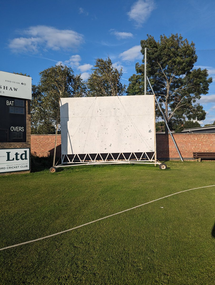 Sleaford Cricket Club 🏏 (@sleafordcc) on Twitter photo Sightscreens - available to any cricket club for FREE.
They are big and sturdy but will need some TLC. Deconstruction, transport and haulage will need to be arranged.
<a href="/LincsCricket/">Lincolnshire Cricket</a> <a href="/ThatsSoVillage/">That’s So Village</a> <a href="/cricketdistrict/">Cricket District</a> <a href="/crickshouts/">Cricket Shouts 🏏</a> <a href="/GemsOfCricket/">Out Of Context Cricket</a> <a href="/WG_RumblePants/">WG RumblePants</a> <a href="/DatFatCricketer/">The Fat Cricketer🏏</a> Sightscreens - available to any cricket club for FREE.
They are big and sturdy but will need some TLC. Deconstruction, transport and haulage will need to be arranged.
<a href="/LincsCricket/">Lincolnshire Cricket</a> <a href="/ThatsSoVillage/">That’s So Village</a> <a href="/cricketdistrict/">Cricket District</a> <a href="/crickshouts/">Cricket Shouts 🏏</a> <a href="/GemsOfCricket/">Out Of Context Cricket</a> <a href="/WG_RumblePants/">WG RumblePants</a> <a href="/DatFatCricketer/">The Fat Cricketer🏏</a>