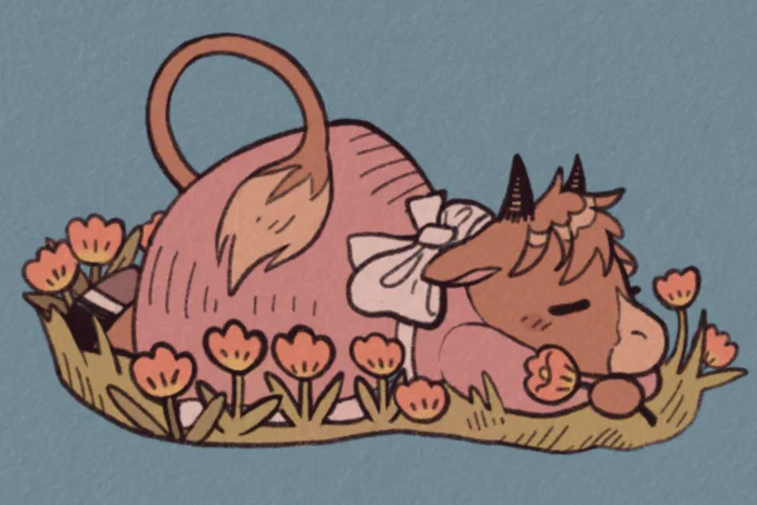 if there's 1 thing I love to do it's draw a little Thing sleeping