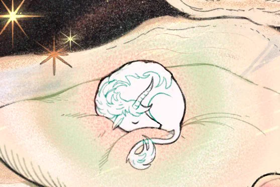 if there's 1 thing I love to do it's draw a little Thing sleeping