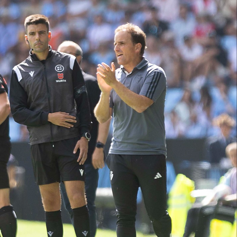 Osasuna's tweet photo. 🎙️ RUEDA DE PRENSA | Jagoba Arrasate: “Esta victoria nos da confianza y fuerza para seguir trabajando”.

#CeltaOsasuna