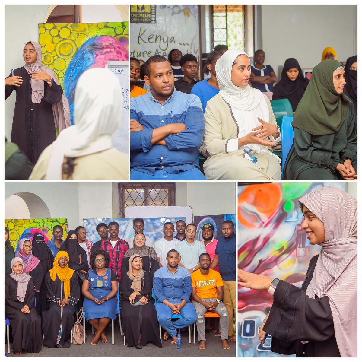 I was honored to be part of the Mental Well-being series with <a href="/NetConnectKenya/">NetConnect</a> at the famous <a href="/swahilipothub/">Swahilipot Hub</a> of Msa!
A great conversation with young professionals and youths on mindful living and ways to overcome stress. #MentalHealthMatters
#mentalwellbeing 
#supportyouth