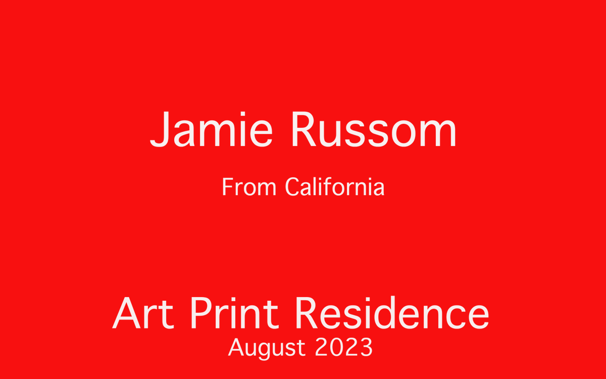 APRstaff's tweet photo. Welcome new artist resident from California https://t.co/H1KE3UeBSU https://t.co/qCilZMwLum