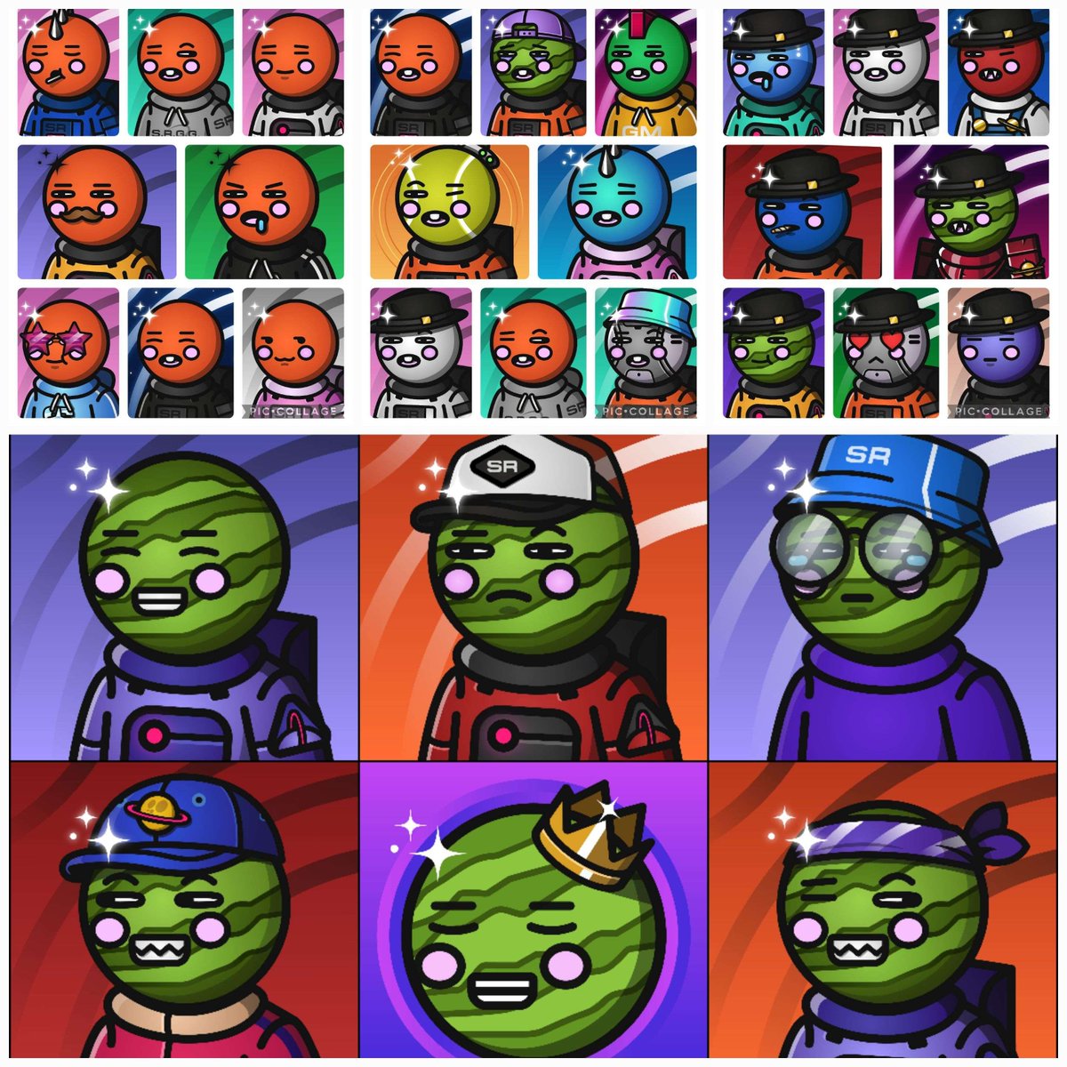 PumpkinKing72's tweet photo. @hystiebeans @BLAZIN_PANDUH @KinG_Ninja_2321 Epic...but what the #WaterMelon #BuckTooth #OrangeHead or #EleganntHat @SpaceRiders_NFT collector...where does that fit in ?π€#LetsRide https://t.co/HleEnMnXvX