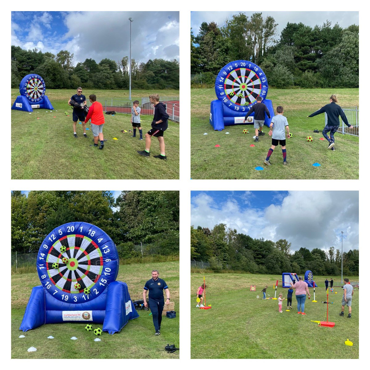 WTFCumbria's tweet photo. Wellbeing Through Football’s first event at Cumbria Sports Academy ✅
Beautiful day 🌞
Wonderful partners 🤝
Passionate game ⚽️
Great messaging 🪧
Next one 10/9/23 in Carlisle 🏟️
Thanks also to @CE_Mind @Mike_Zeller1 @sbdfc99 Ben Snowden CFA &amp; Meg &amp; Odie for being SO good! 🐾 https://t.co/2FSTbNCPe5