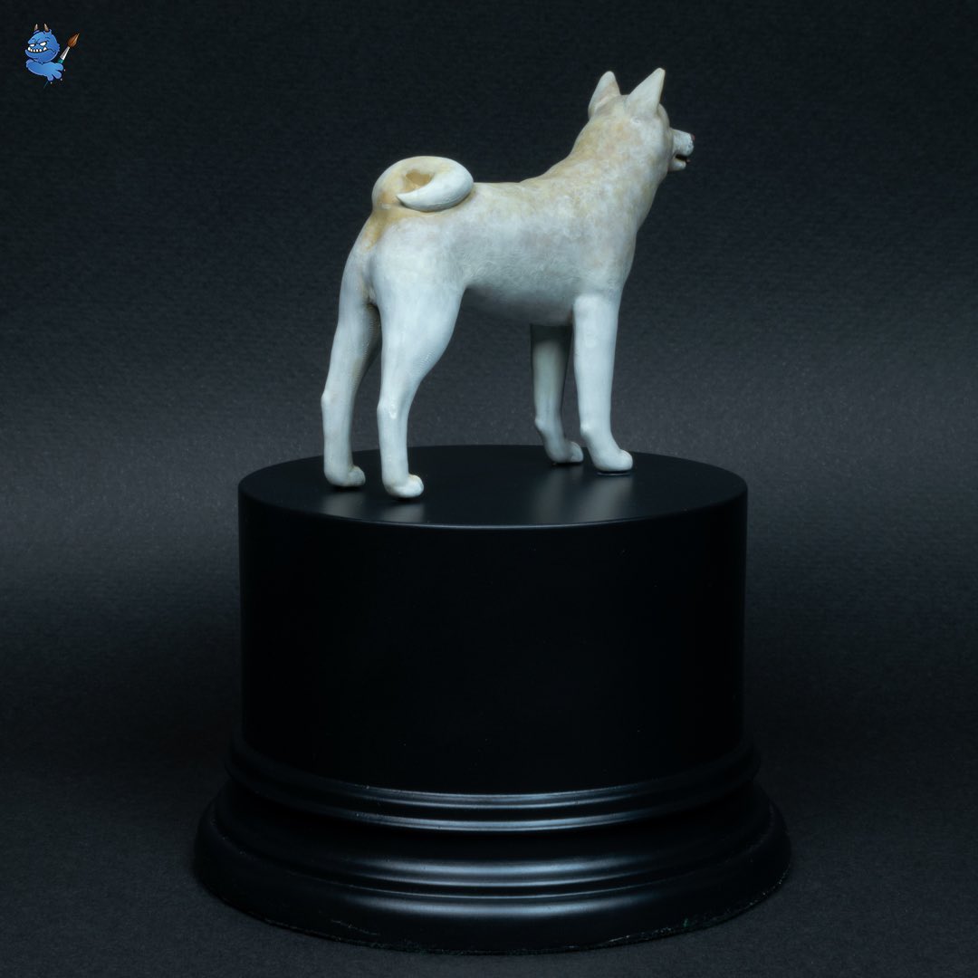 troll_painter's tweet photo. We painted this beautiful Akita miniature for a wonderful client who ordered this as a tribute gift for a friend! 

If you are interested to get your pet 3D printed and painted, 
please feel free to contact us!

#miniaturepainting #miniaturedog #3dprint #akita #thetrollpainter https://t.co/kdrbwwqYMY