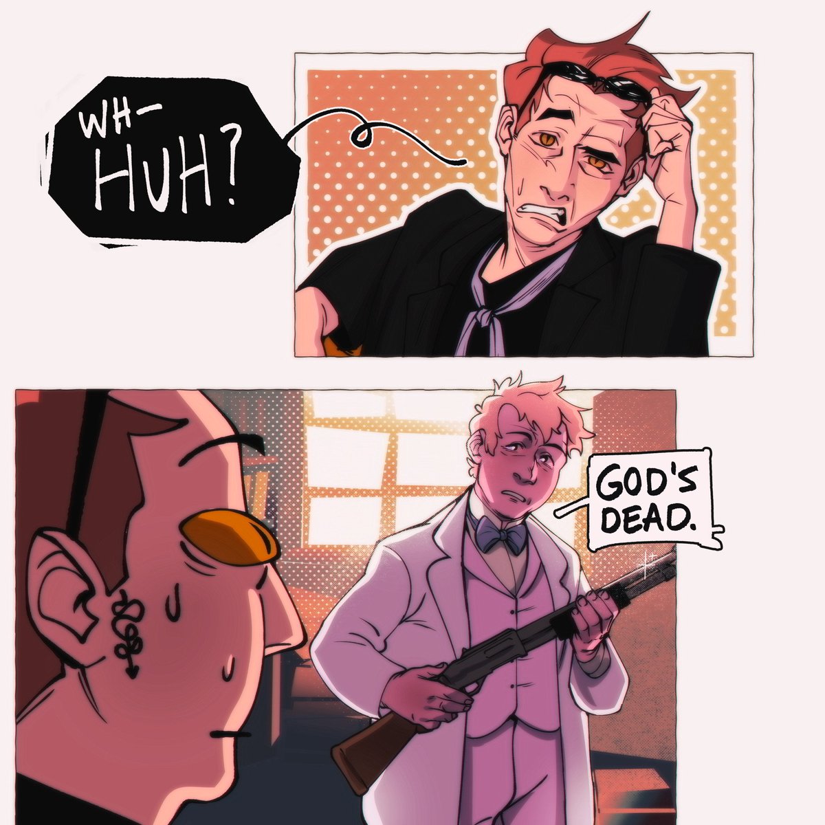 please gimme that gun license payoff if you can't do it for me do it for michael sheen 

#GoodOmens #GoodOmens2