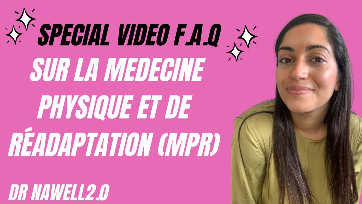 Hello ! 
Vidéo spéciale FAQ (questions qu’on m’a le + souvent posé) spéciale #MPR (médecine physique et de réadaptation) à destination des neo-internes et étudiants en médecine ! 
N’hésitez pas à la repartager ça serait cool 🙏
#internat #ecn #ecni #iecn

youtu.be/rxF4TRHIfm0