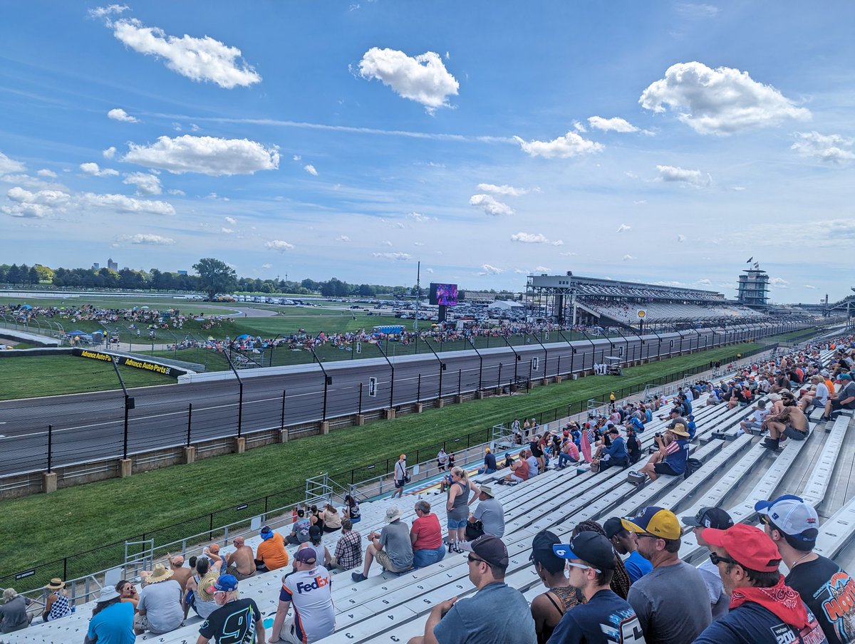 A day spent at @IMS is better than a day not here.

Set to enjoy the @NASCAR #Verizon200 At #TheBrickyard along with my wife @EasyA161 

🧱
