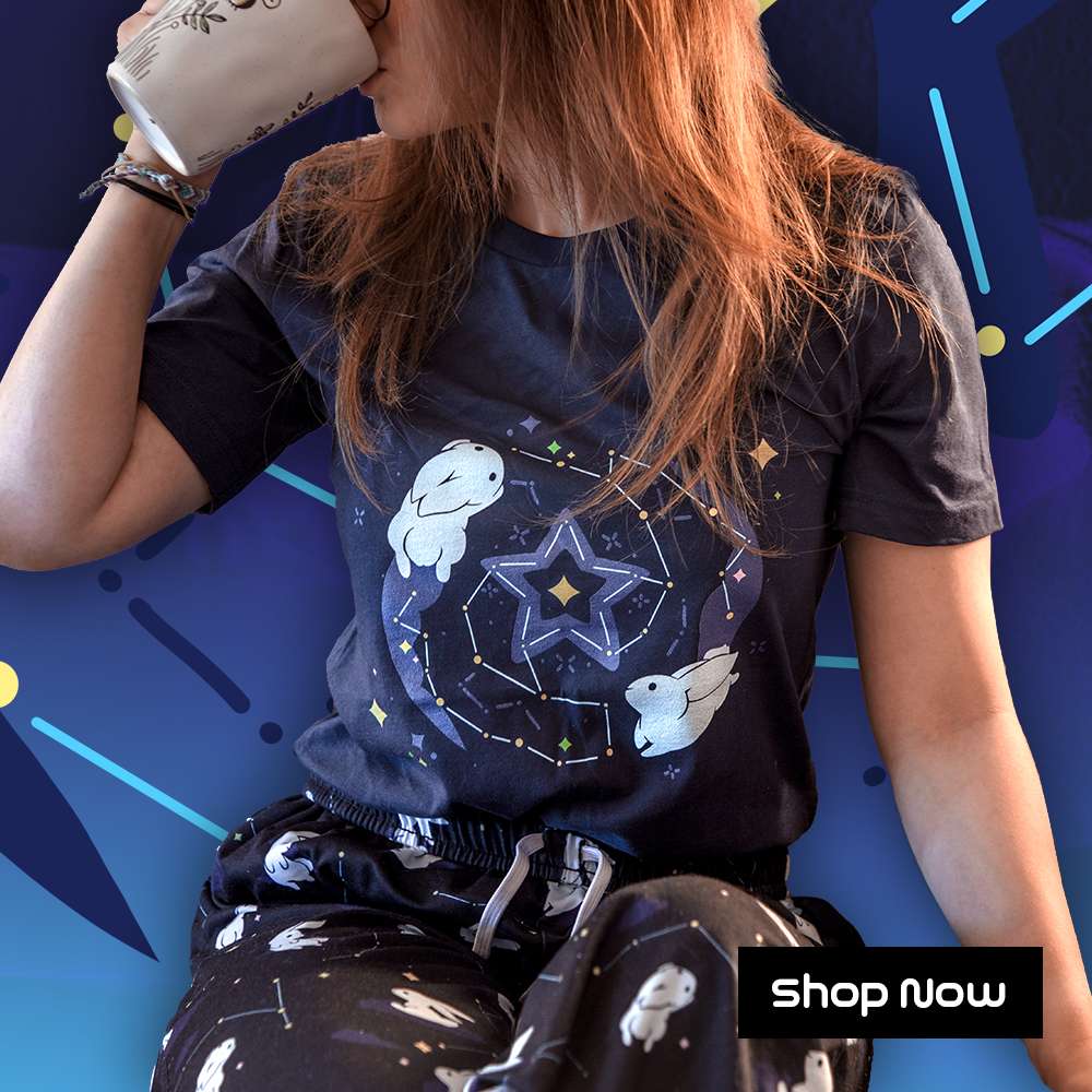 My bunny pjs are finally done and up at <a href="/VeiledThreads_/">VeiledThreads</a>  >W< can confirm they're really comfy, and the pants have pockets \o/ veiledthreads.com/en-gb/collecti…