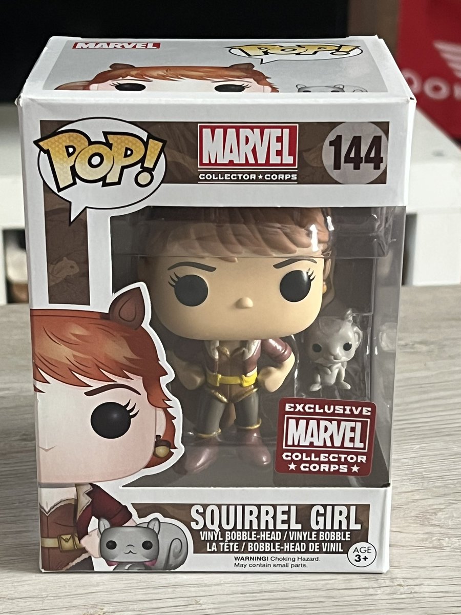 Welcome to the Collection Squirrel Girl! 🐿️ #Funko #FunkoPop #Marvel #MarvelComics #MarvelCollector #SquirrelGirl #Exclusive