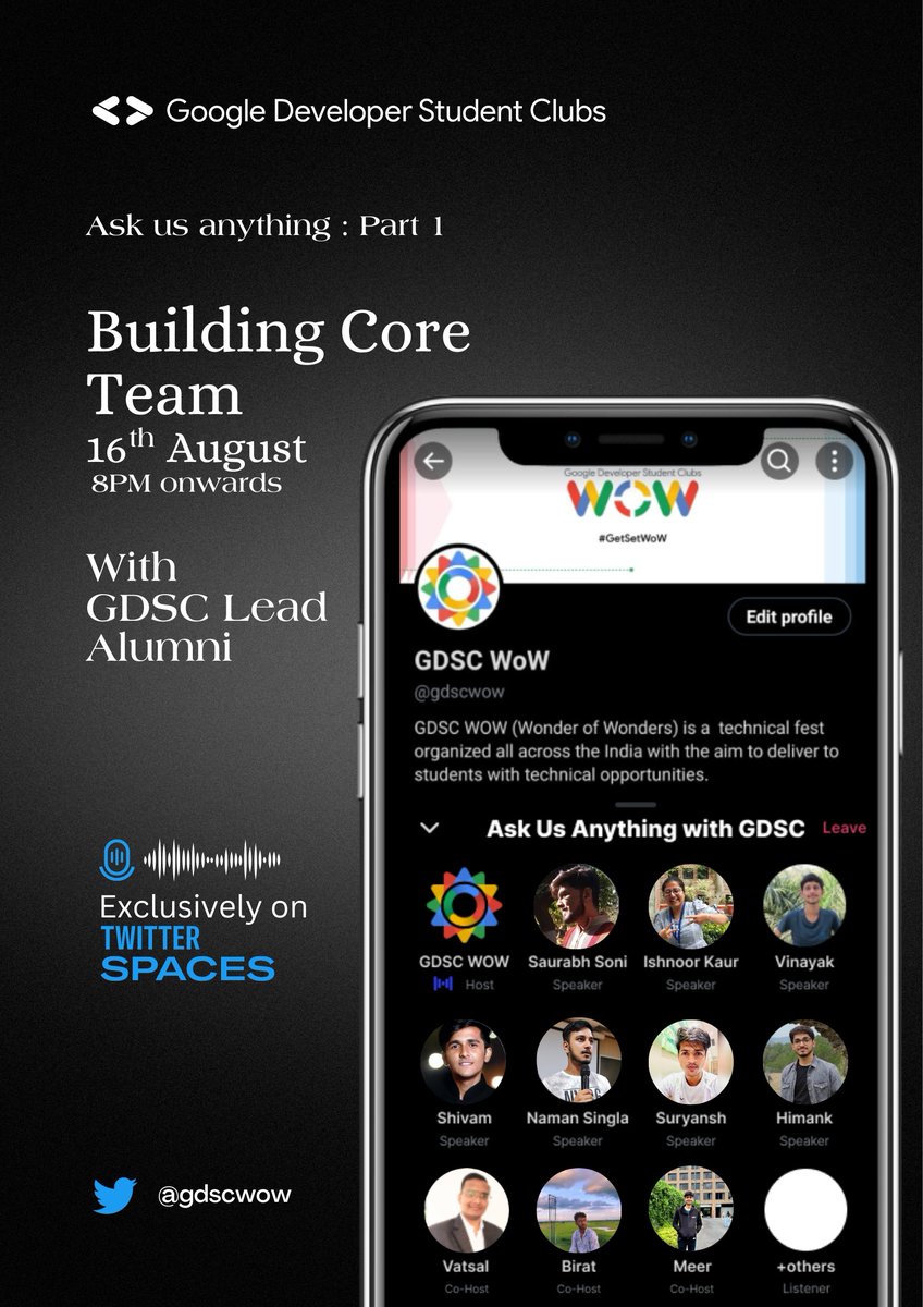 GDSC WoW India tweet media