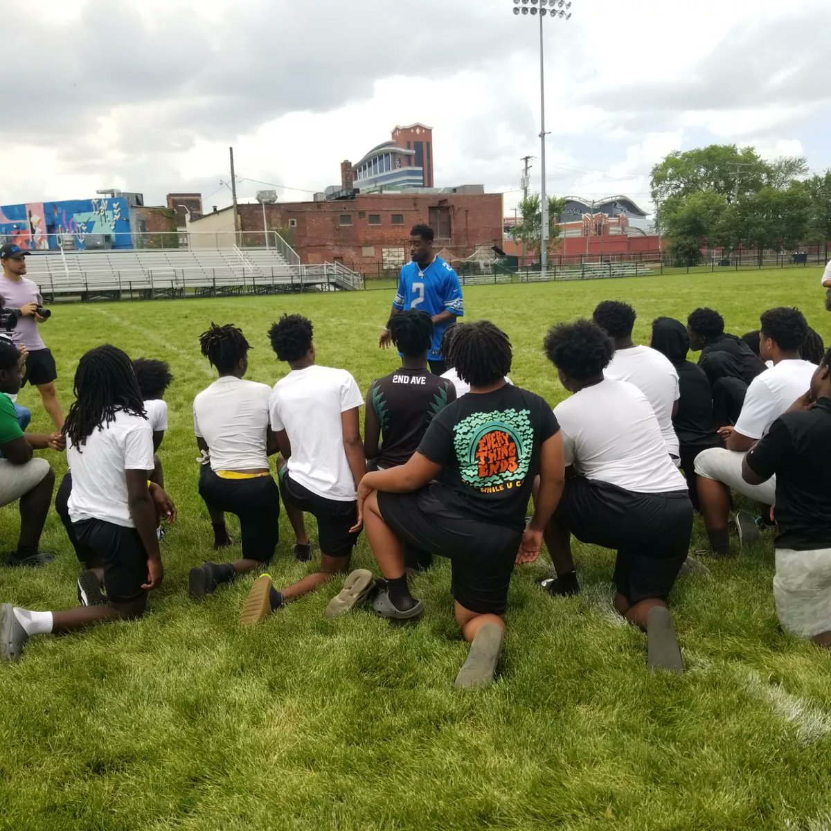 A special thank you to <a href="/CGJXXIII/">C.J. Gardner-Johnson</a> of the <a href="/Lions/">Detroit Lions</a> for his generous donation to the program &amp; message that he delivered to the kids today. It is greatly appreciated. We hope to have you out for a game. The support is mutual. Have a great season. #CTFB #GoLions