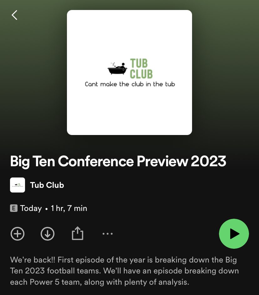TubClubBB's tweet photo. First episode of the year is now UP!  Big Ten 2023 preview - rest of the Power 5 up this week! @bookiesbasement https://t.co/f64u3WFYMf