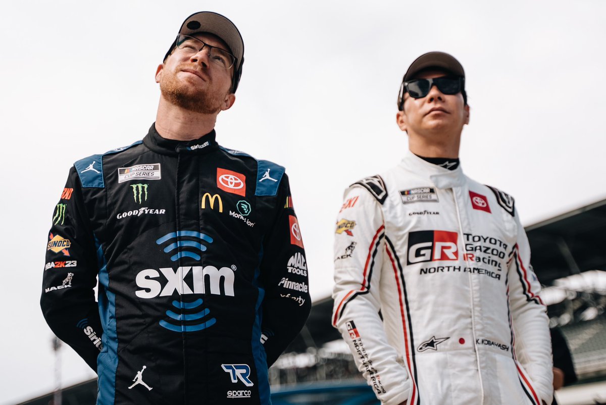 Raceday Ready with @SiriusXMNASCAR and @kamui_kobayashi ! Starting P2 with a fast car behind us means a lot of potential, and with @SIRIUSXM on the car maybe I can get a few tunes on the radio…