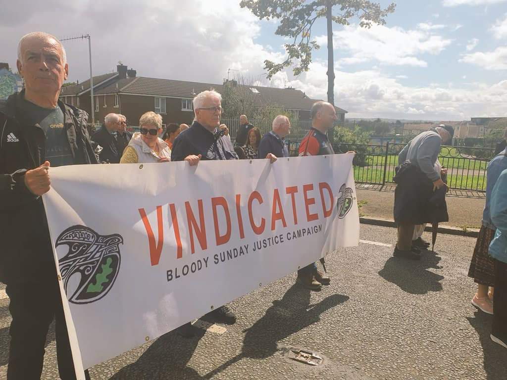 It was a privilege to attend the final Ballymurphy Massacre March for Truth. The Ballymurphy families have  fought a long, successful campaign, overcoming many hurdles on their journey. They and the Bloody Sunday Families are proof positive that the truth will always prevail.