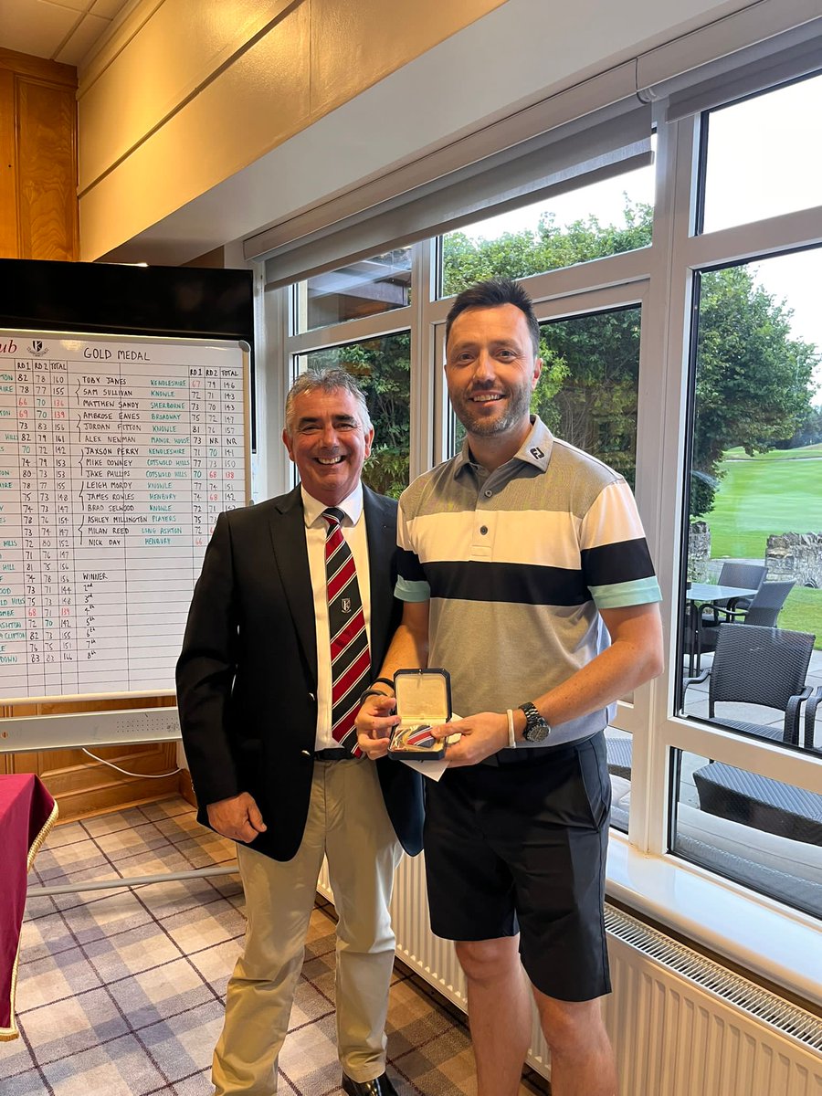 KnowleGolfClub's tweet photo. Nick Day wins his 10th Knowle Gold Medal. 

Report, Scores and Prize Winners are here: https://t.co/BtSJmCfEPg https://t.co/sIPYEKi1JD