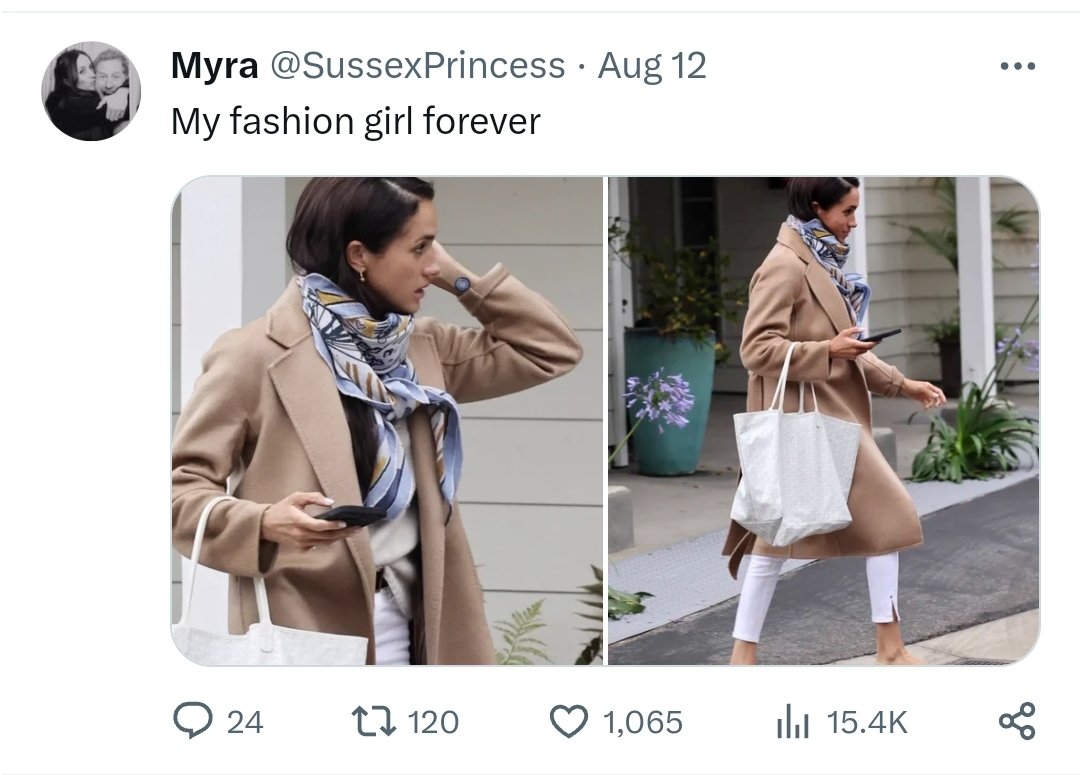 Fashion girl? 😂😂 @myra, Meagain, it's around 30 degrees in Montecito at the moment. That's not fashion, it makes you smell of sweat cause its not practical in hot weather 😂