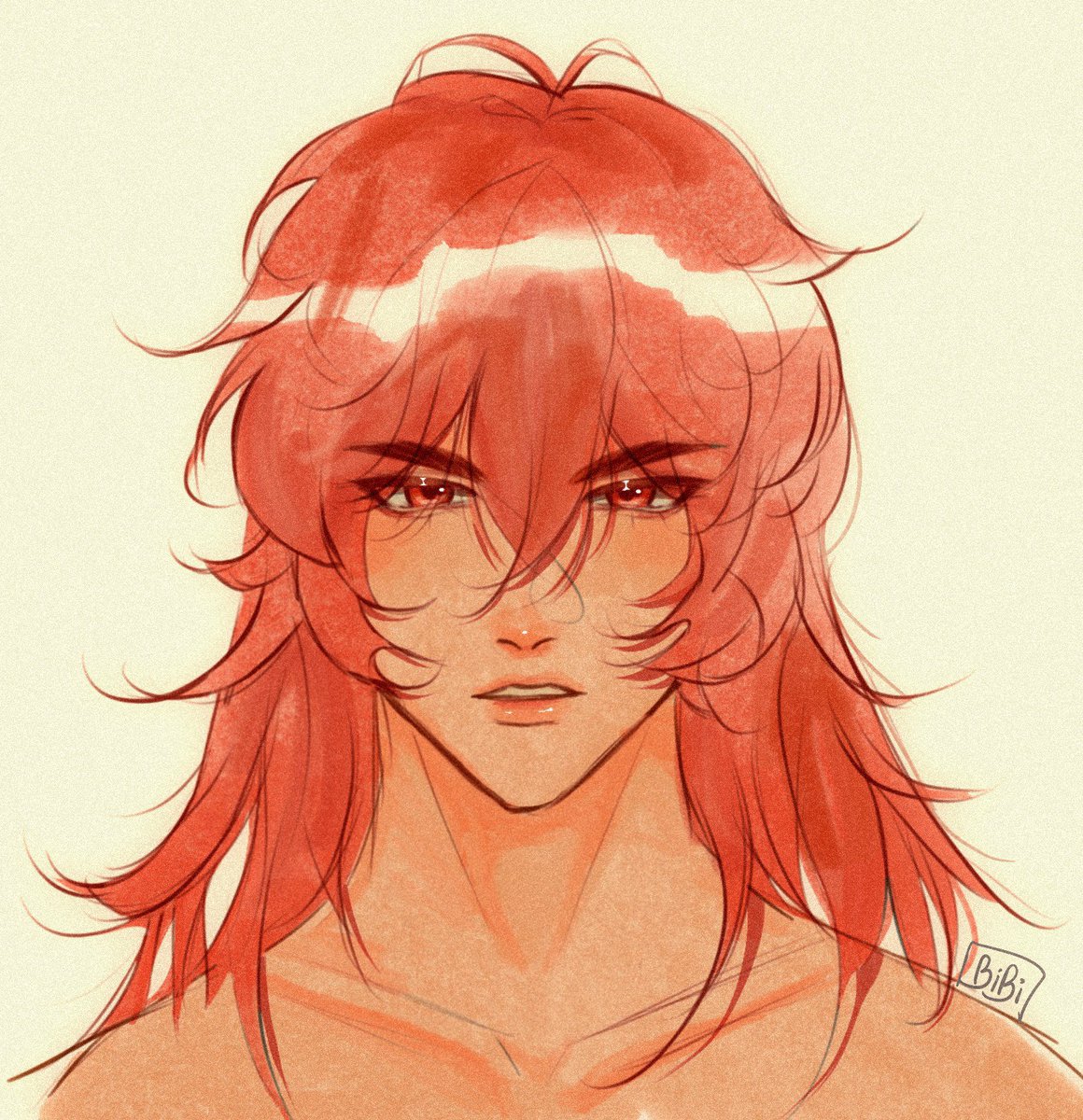 diluc doodle ❤️ 
#Diluc #digitalart #Genshin_Impact #GenshinFanart #dilucfanart