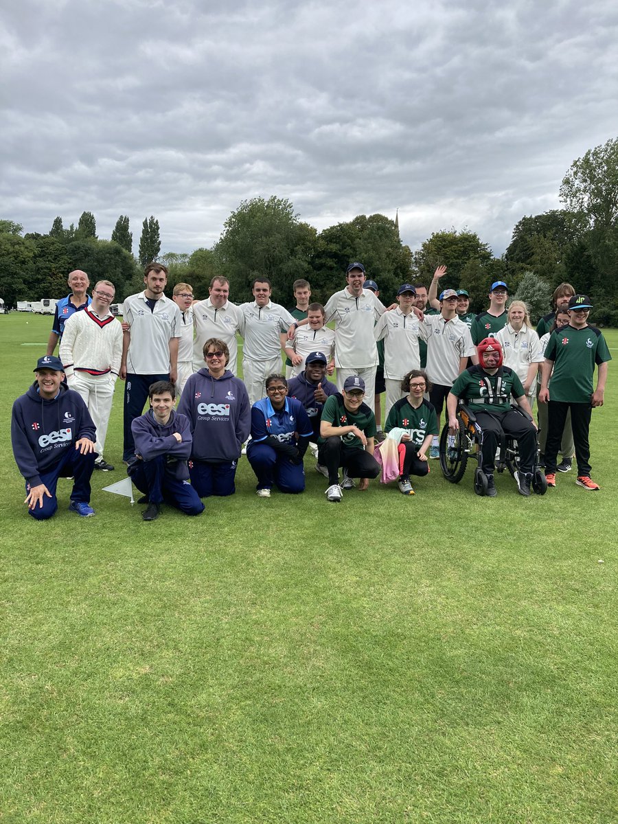 Great day at the festival @AbingdonValeCC for S9 pairs players 

Thank you @OxonDisCric & @hertscricket 

🏏 Great Batting 
🏏 Brilliant Bowling 
🏏 Fantastic Fielding 

@GlosCricketFdn 
@EESILtd 
@LordsTaverners 
#GameForAll