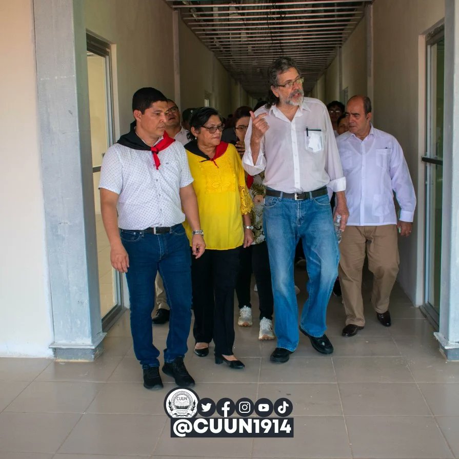 cuununan's tweet photo. Movimiento Estudiantil centenario CUUN UNAN-León participa en el recorrido por el Centro Informático Fidel Castro Ruz y el nuevo edificio Tomás Borge Martínez, en saludo  al natalicio de los comandantes Fidel Castro Ruz y Tomás Borge Martínez.

#CUUN1914 https://t.co/mLTpUo3UJM