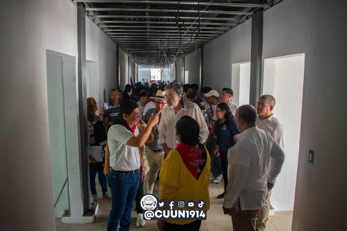 Movimiento Estudiantil centenario CUUN UNAN-León participa en el recorrido por el Centro Informático Fidel Castro Ruz y el nuevo edificio Tomás Borge Martínez, en saludo  al natalicio de los comandantes Fidel Castro Ruz y Tomás Borge Martínez.

#CUUN1914